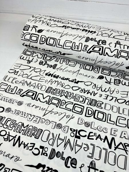 French Terry Schrift Dolce&Amaro