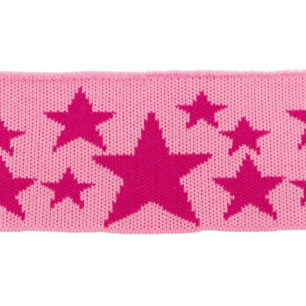 Cuff Bündchen Sterne Rosa/Pink