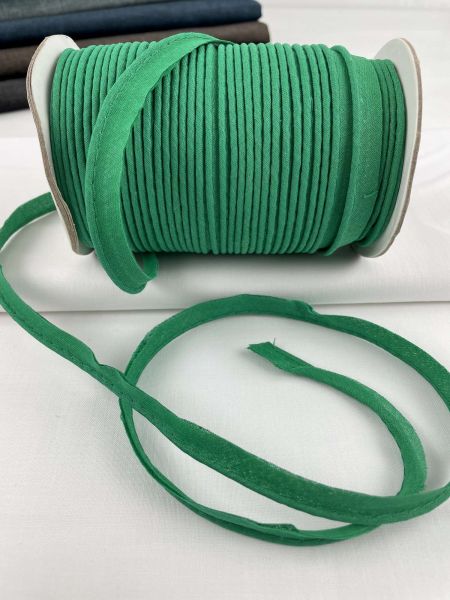 Baumwoll Paspelband Grün