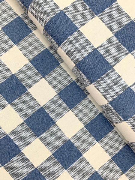 Karo Jeans 4cm Hellblau