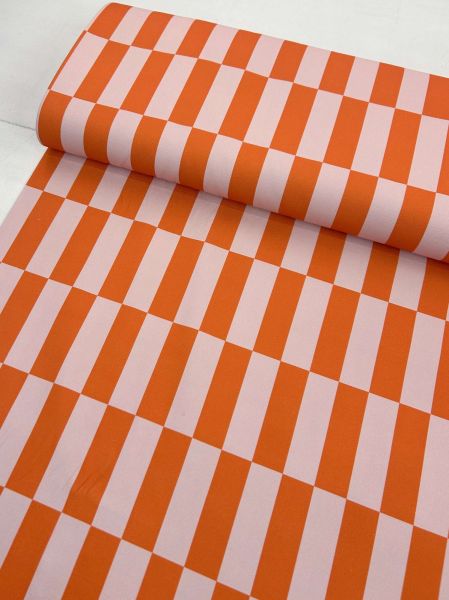 Canvas Ilja Blocks Rosa/Rot