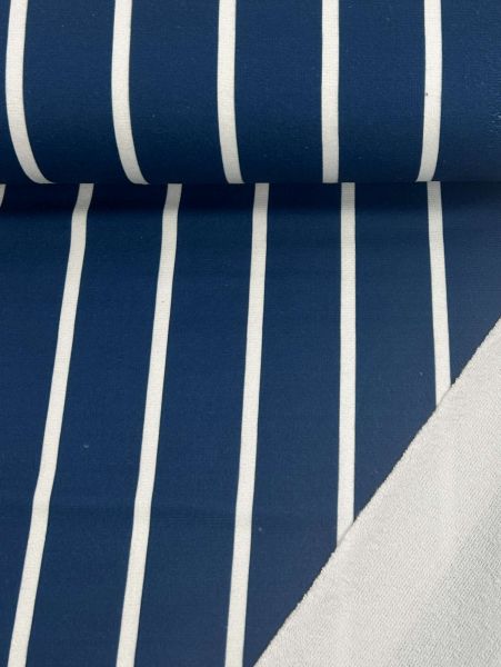 Strandtuch Frottee Blau-Weiß