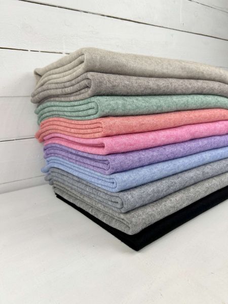 Strickstoff Angora Touch Meliert