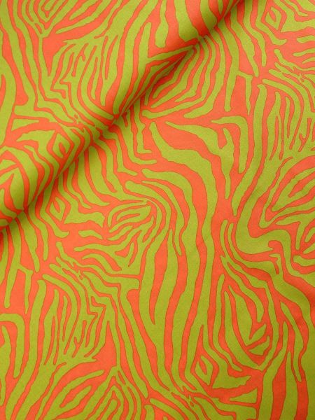 Baumwollsatin dehnbar Wilde Streifen