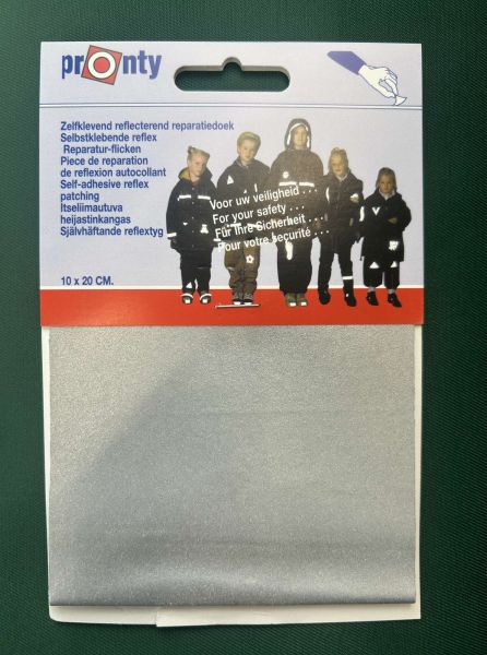 Selbstklebender Flicken Reflektor Silber