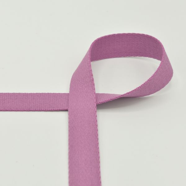 Gurtband Baumwoll-Optik 2,5cm Violett