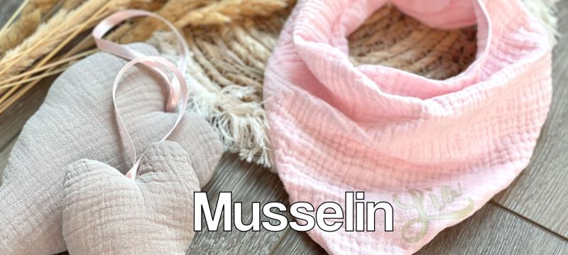 Musselin Stoffe als Meterware