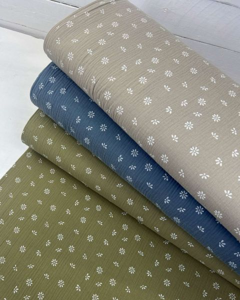 Musselin Kleine Weiße Blume