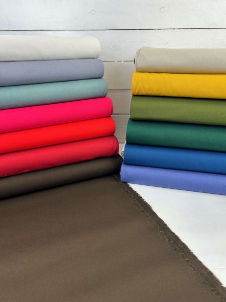 Baumwolle Heavy Canvas Uni