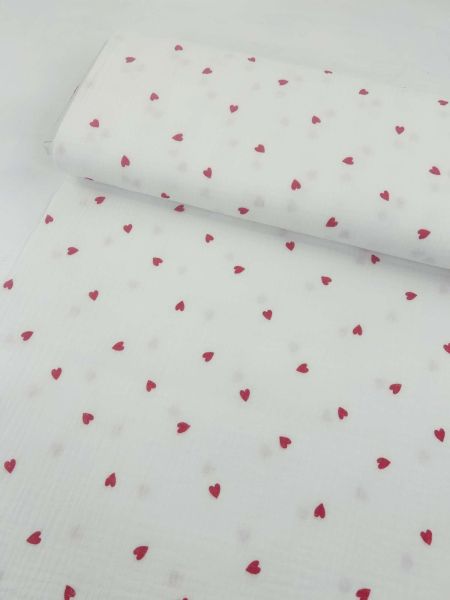 Musselin kleine Herzen