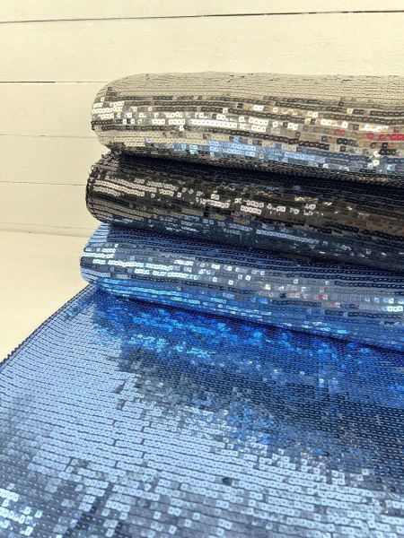 Pailletten Stoff Quadrat