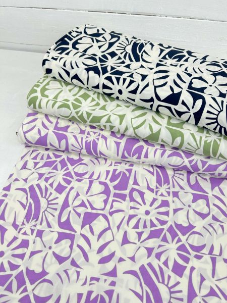 Lenzing Ecovero Geometrisch