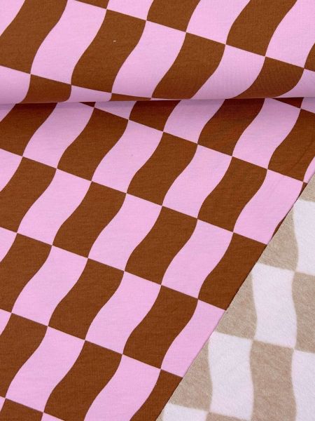 Soft Sweat Check Rosa/Braun