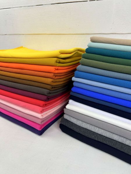 Baumwolljersey hochwertig Uni