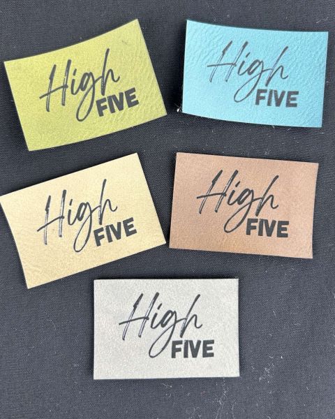 Kunstleder Label High Five