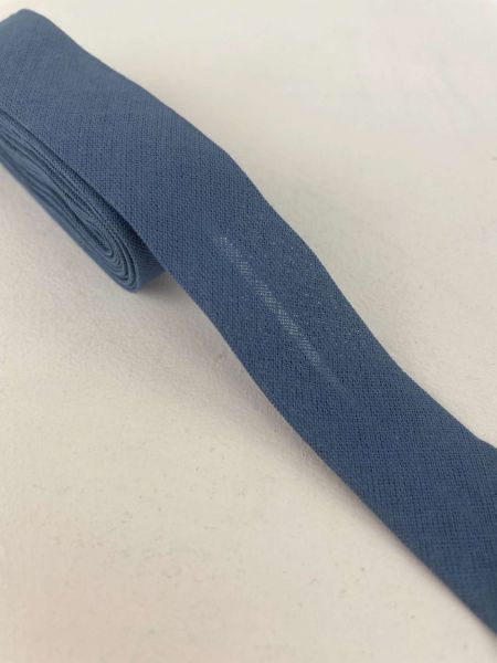 Schrägband Baumwolle Jeansblau