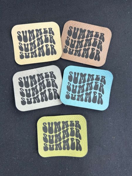 Kunstleder Label Summer