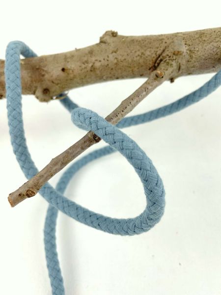 Baumwollkordel 8mm BabyBlau
